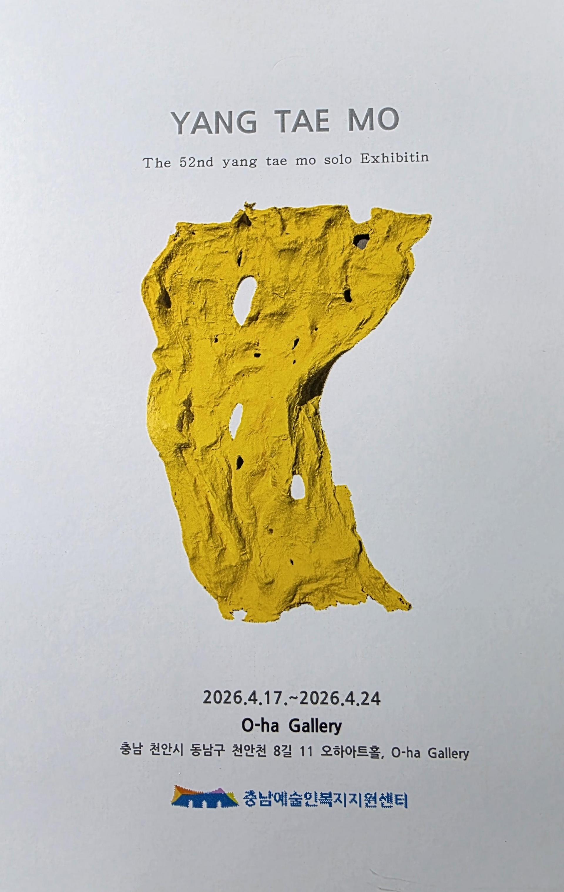 양태모 개인전 설치 작품 1
