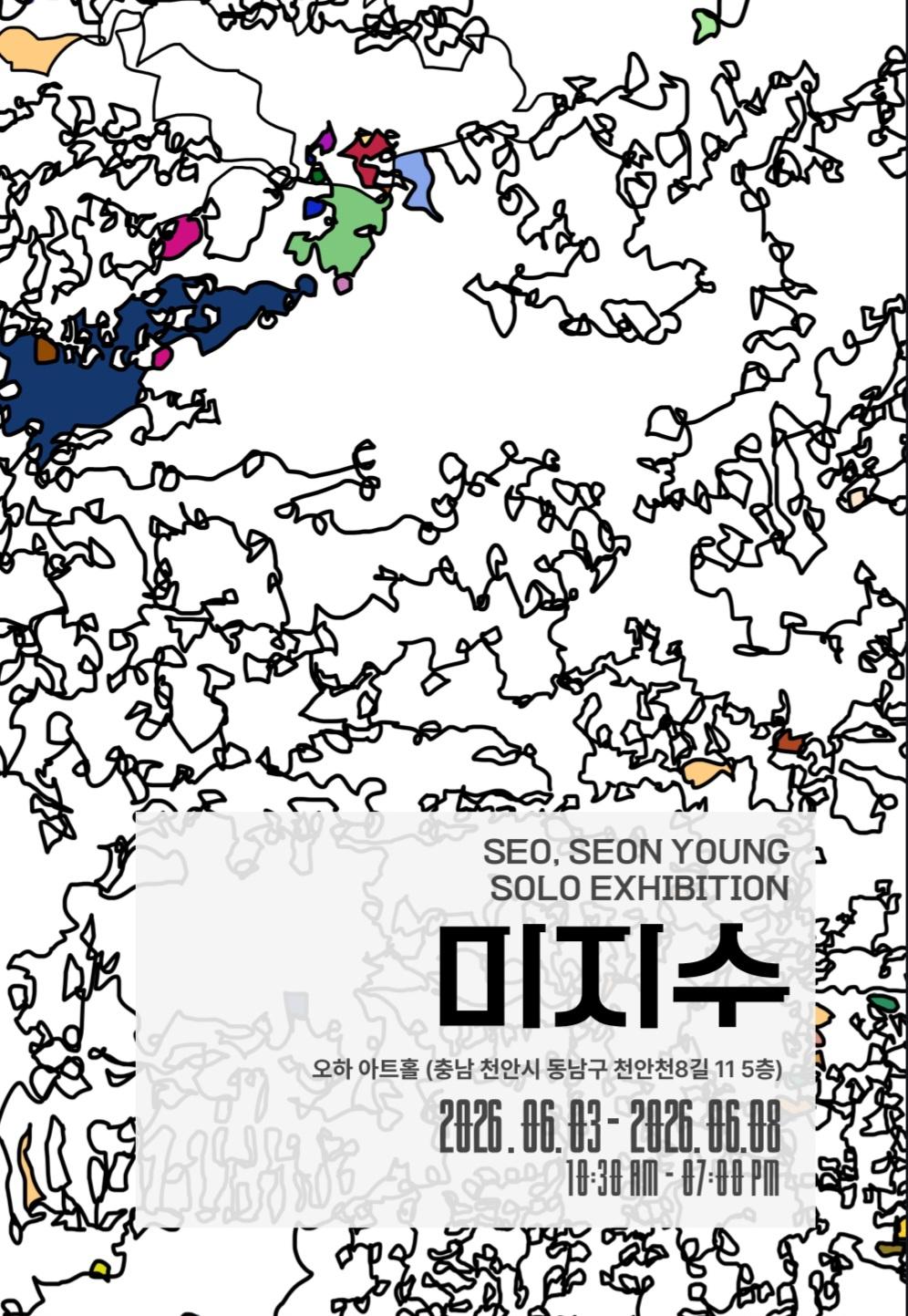 서선영 개인전 미지수 포스터